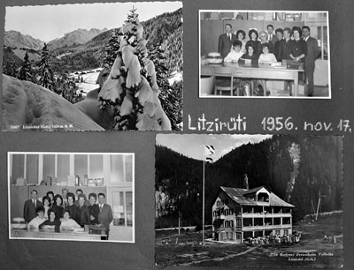 Litzirüti, heute vor 50 Jahren: Ankunft im Paradies... (Fotoalbum Familie Engel - klicken für grössere Fassung)