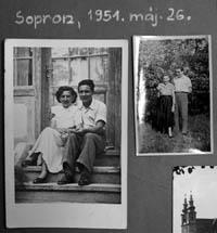 Alltag in Ungarn: Meine Grosseltern im Mai 1951 in Sopron (Ungarn) - klicken für grosse Fassung