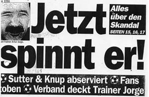 Jetzt spnnt er: "Blick" im Juni 1996 (Archiv Blockseminar ikmb)