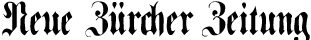 Neue Zuercher Zeitung