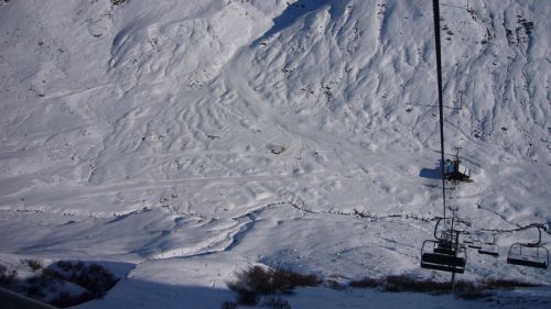 Val Val: Auch hier - tolle Zufahrt von Cuolm Val, mässige vom Calmut
