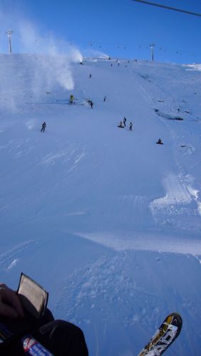 24. Dezember 2006: Die neue Piste ist fertig!

