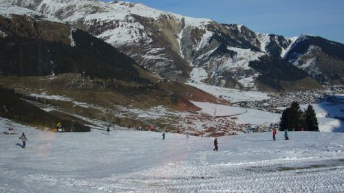 Unterhalb Planatsch: Passable Schneeverhältnisse
