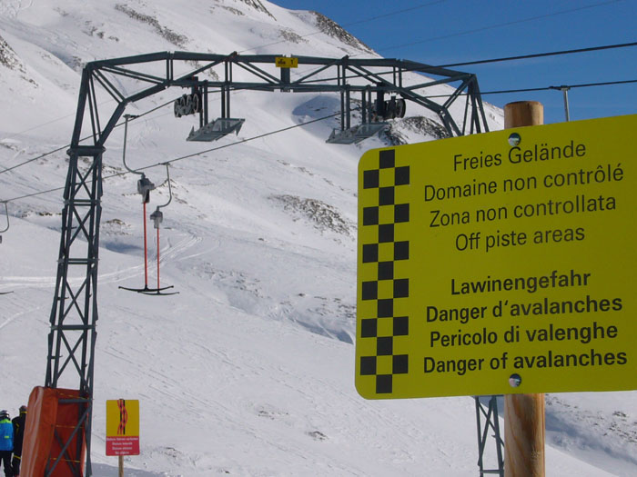 Dieses Schild schreckt leider fast niemanden ab
