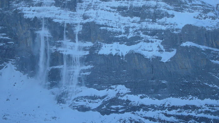Kleiner Abbruch an der Jungfrauflanke
