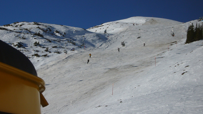Schnee ist Mangelware

