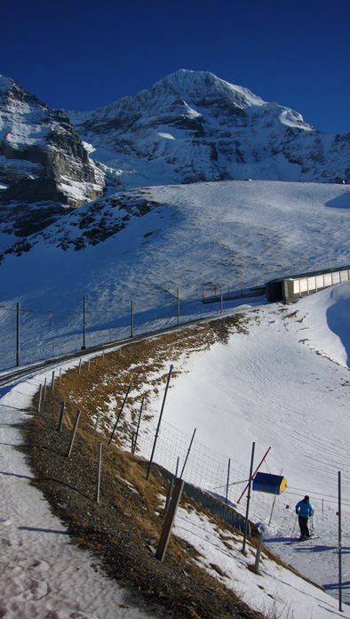 Die Piste vom Eigergletscher zum Fallboden: Urks...
