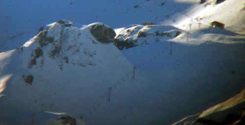 Mit dem Feldstecher nach Mürren rübergestochen
