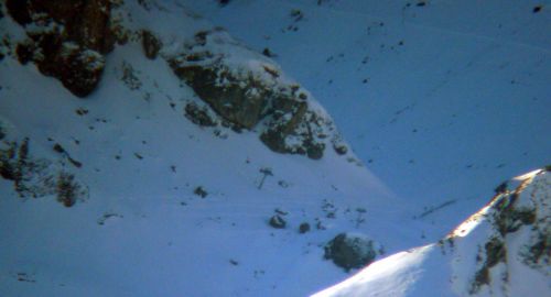 Strecke des neuen Sesselliftes vom Eigergletscher aus
