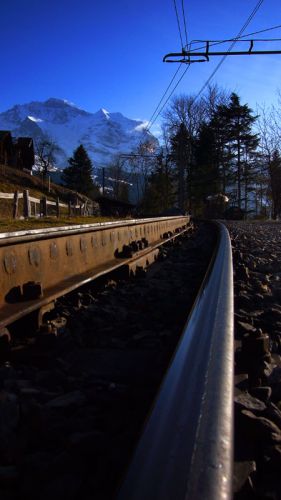 Sonntagnachmittag: Spaziergang statt Skifahren
