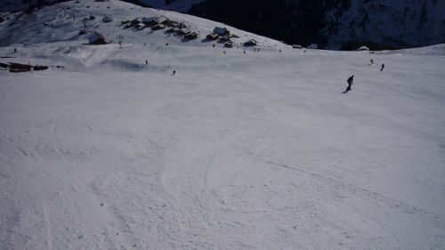 Montag, 5. Februar 2007: Bis am Mittag echt perfekte Pisten in Dieni-Milez
