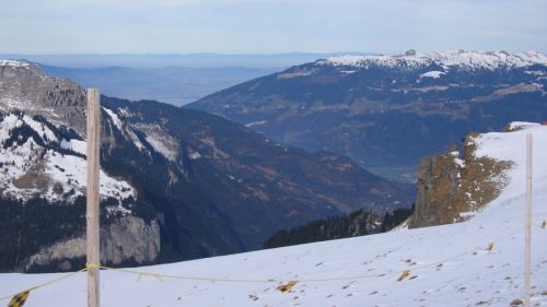 Aussicht gen Jura - da unten ist Frühling
