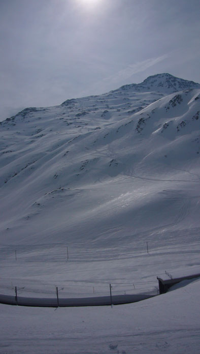 Immerhin: Hier reicht der Schnee bis Ende Saison sicher!
