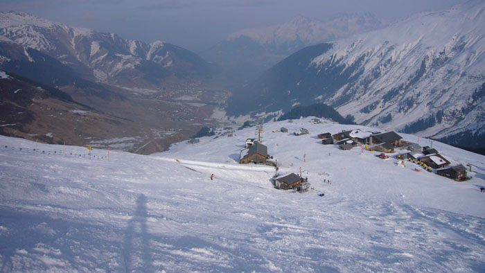Im Tal unten hats kaum mehr Schnee - Valtegva war ab heute zu
