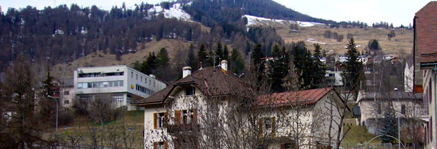 Blick auf die "Talabfahrt" aus Scuol
