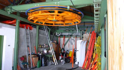 Talstation des alten WSO-Skiliftes Champatsch
