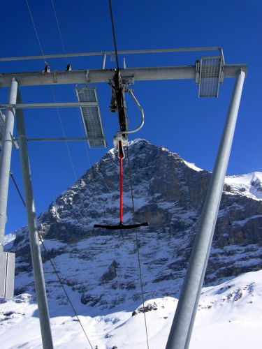 Skilift Honegg, Eiger, 1.4.2007

