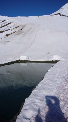 Alles bereit für den Waterslide Contest
