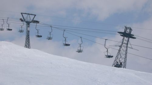 Sesselbahn Gurschenalp, Stütze Pendelbahn Andermatt-Gurschen
