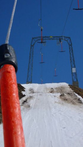 Alpsu-Liftpiste in den letzten Zügen
