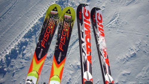 Testskis: Der Atomic rechts war DAS Modell des Tages!
