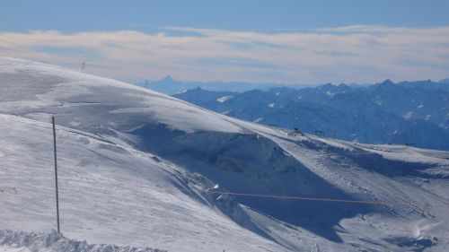 Blick bis zum Monte Viso - wie immer perfekt
