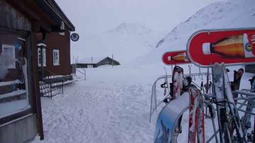 Wunderbar eingeschneit - vor einem Jahr hatte es hier kaum Schnee
