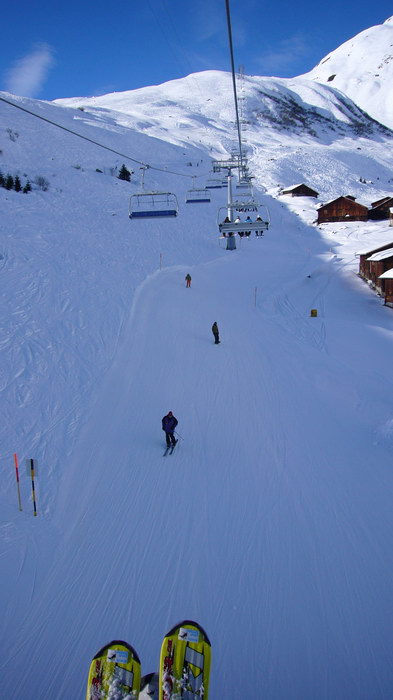 Neue Piste Milez - Mulinatsch, unterster Teil
