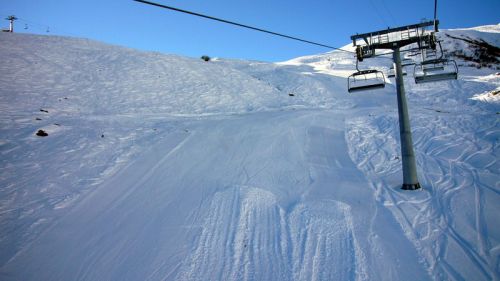 Noch fehlt hier ein halber Meter Schnee...
