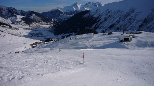 Links gehts neu runter nach Mulinatsch
