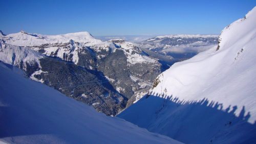 Die Flieger über dem Lauterbrunnental
