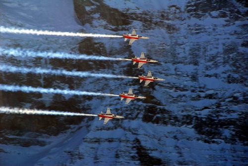 Formation vor der Jungfrau (Foto: Sebastian Hueber)
