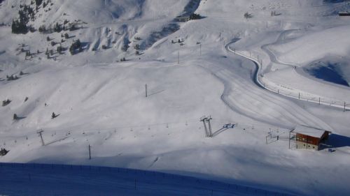 Die Sesselbahn Fallboden steht nach dem tödlichen Unfall von Anfang Januar 2008 still
