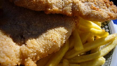 Die obligaten zwei Schnitzel im Sudada
