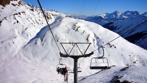 Blick in den Nebel nach Chur übers Val Val
