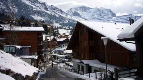 Knapp eine Woche später nach 20cm Neuschnee im Dorf: Freitag, 7. März 2008
