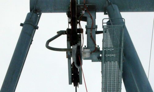 Selten: Habegger-Gehänge mit Borer-Hydropumpe am Tschuggen-Lift
