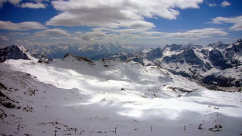 Blick nach Süden am späten Nachmittag
