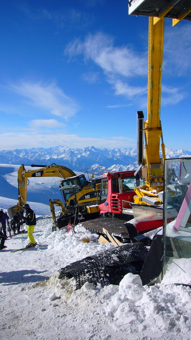 Klein Matterhorn: Eine einzige Baustelle seit Monaten
