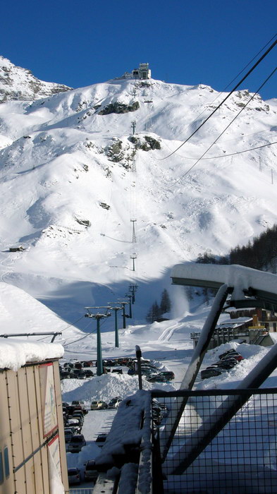 Blick nach Plan Maison
