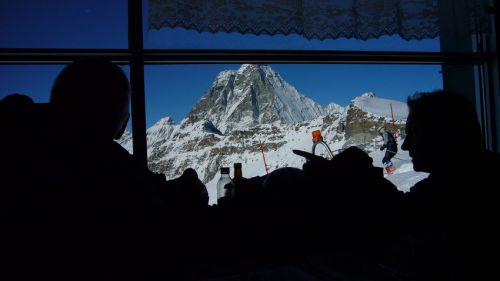 Herrliche Aussicht und gutes Essen im Rifugio Teodulo
