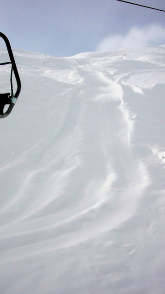 Die neue Piste nach Mulinatsch: Kommt gut...
