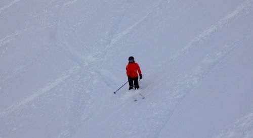 Wer's wagt, trifft neben der Piste herrliche Bedingungen an
