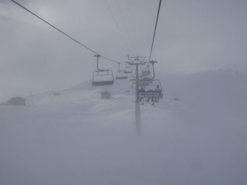 Ab ca. Planatsch lockerte sich die Nebeldecke auf

