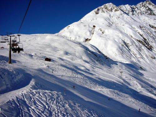 24. Dezember 2008: Die hintere Piste nach Mulinatsch ist auch offen!
