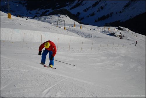 Snowpark Tegia Gronda, 24. Dezember 2008 (Foto: Lucas Jacomet)
