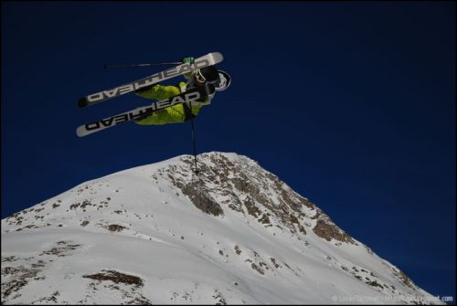 Snowpark Tegia Gronda, 24. Dezember 2008 (Foto: Lucas Jacomet)
