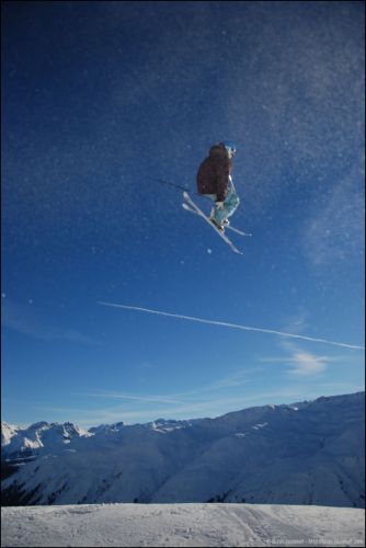 Snowpark Tegia Gronda, 24. Dezember 2008 (Foto: Lucas Jacomet)
