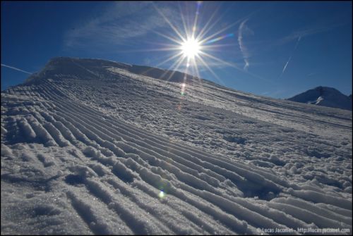 Snowpark Tegia Gronda, 24. Dezember 2008 (Foto: Lucas Jacomet)
