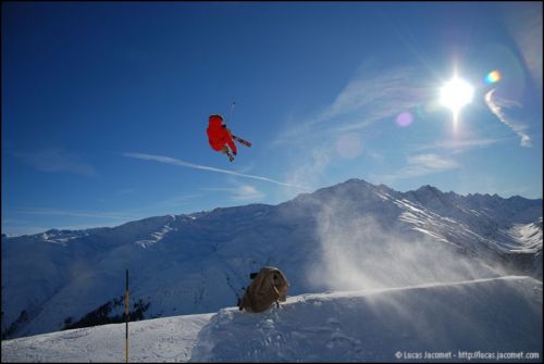 Snowpark Tegia Gronda, 24. Dezember 2008 (Foto: Lucas Jacomet)
